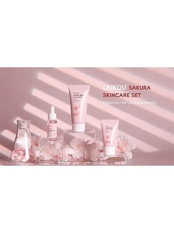Japan Sakura - Skin Care Set | مجموعة العناية بالبشرة من ساكورا اليابان