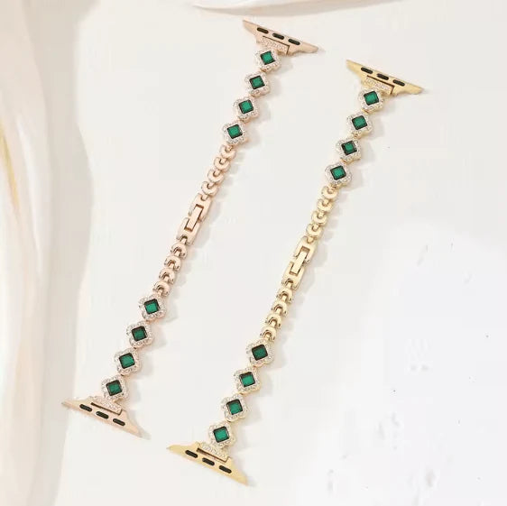 Diamond Metal Watch Straps | أحزمة ساعات معدنية مرصعة بالماس