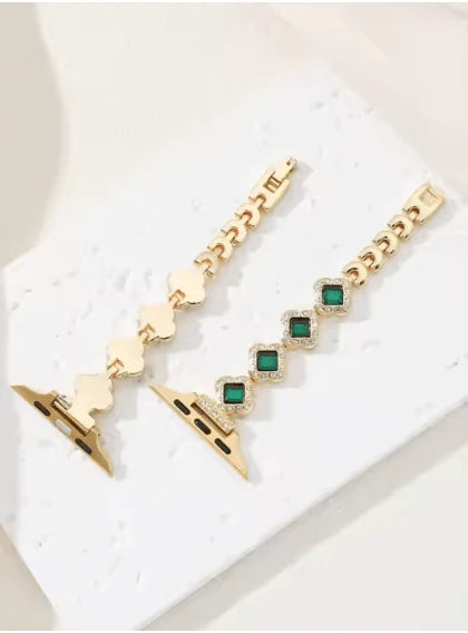 Diamond Metal Watch Straps | أحزمة ساعات معدنية مرصعة بالماس
