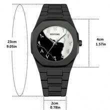 PINTIME Black Arabic Numeral Watch | ساعة عربية أنيقة من PINTIME