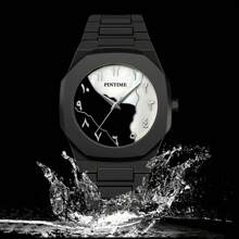 PINTIME Black Arabic Numeral Watch | ساعة عربية أنيقة من PINTIME