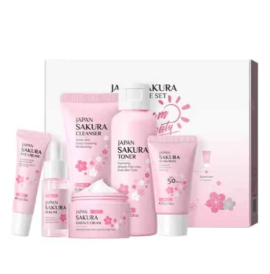 Japan Sakura - Skin Care Set | مجموعة العناية بالبشرة من ساكورا اليابان