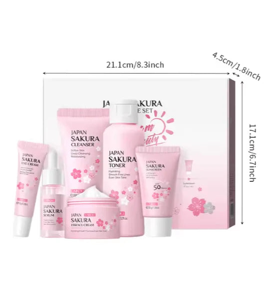 Japan Sakura - Skin Care Set | مجموعة العناية بالبشرة من ساكورا اليابان