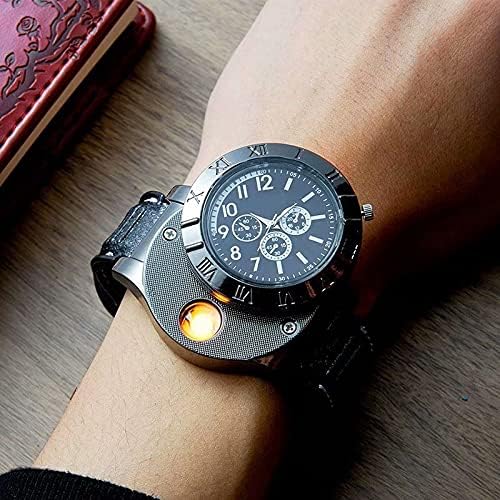 Men's Military USB Lighter Watch | ساعة عسكرية للرجال مزودة بمنفذ USB