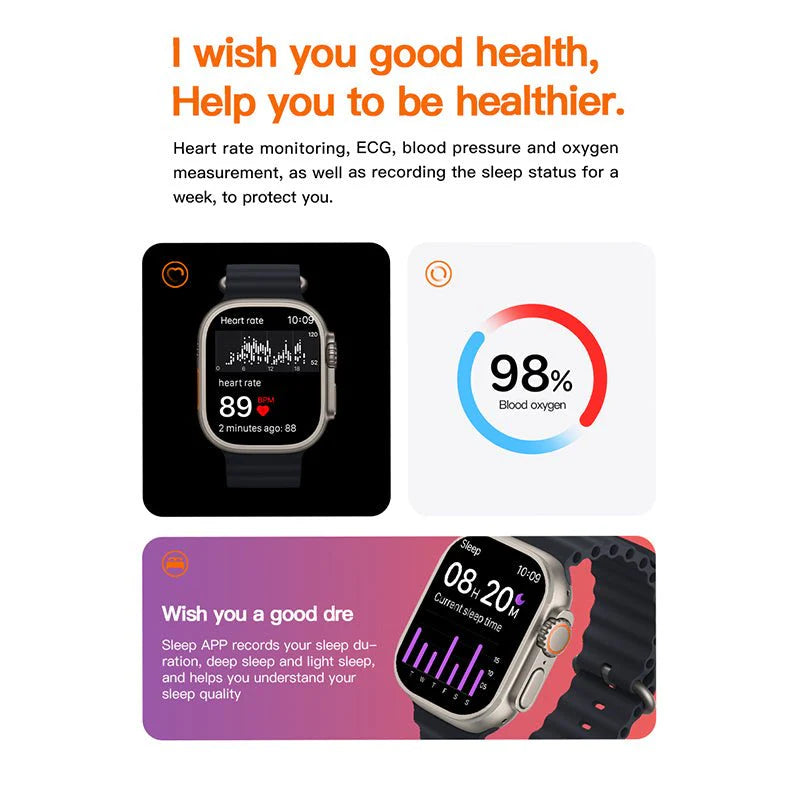 T800 Smartwatch 1.99 inch | ساعة T800 الذكية مقاس 1.99 بوصة