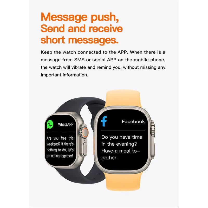 T800 Smartwatch 1.99 inch | ساعة T800 الذكية مقاس 1.99 بوصة