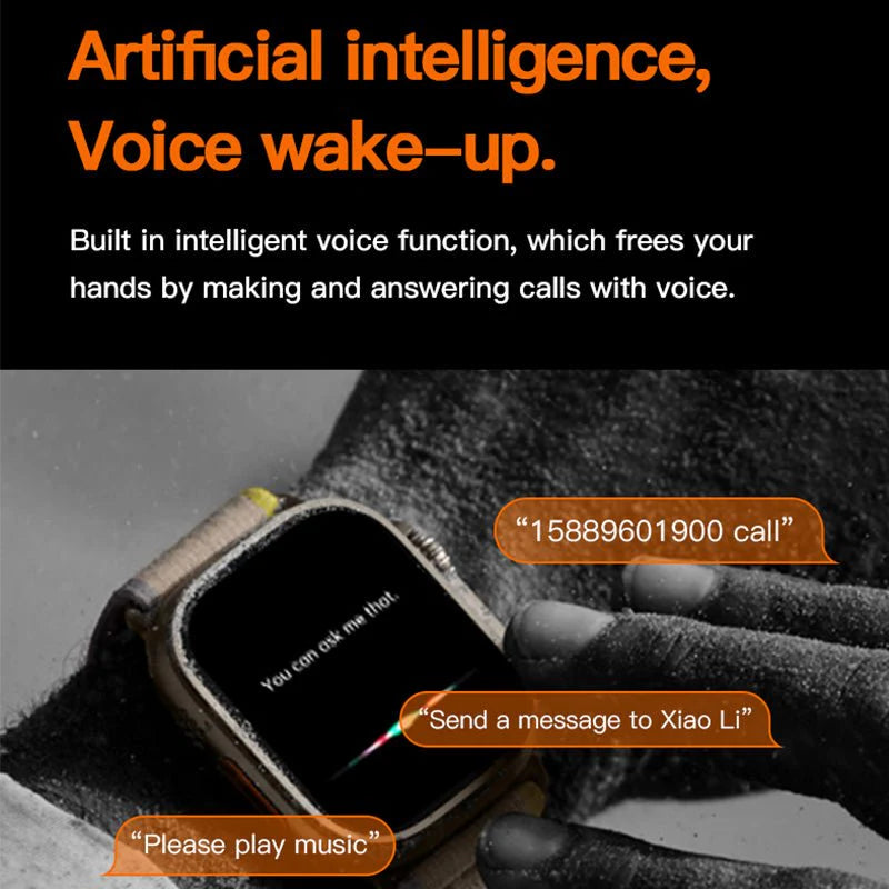 T800 Smartwatch 1.99 inch | ساعة T800 الذكية مقاس 1.99 بوصة
