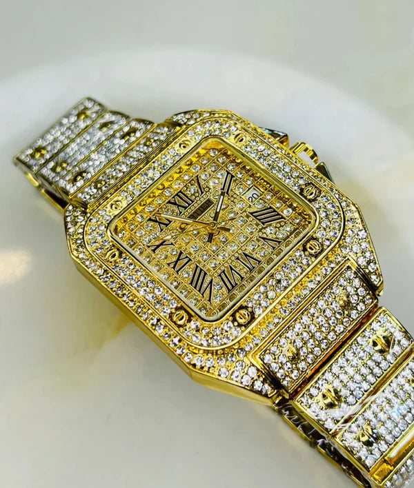 Women Gold Watch | ساعة ذهبية نسائية
