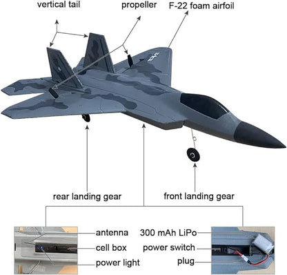 Airplane with remote Controlled Flying Toy | طائرة مع لعبة طيران يتم التحكم فيها عن بعد