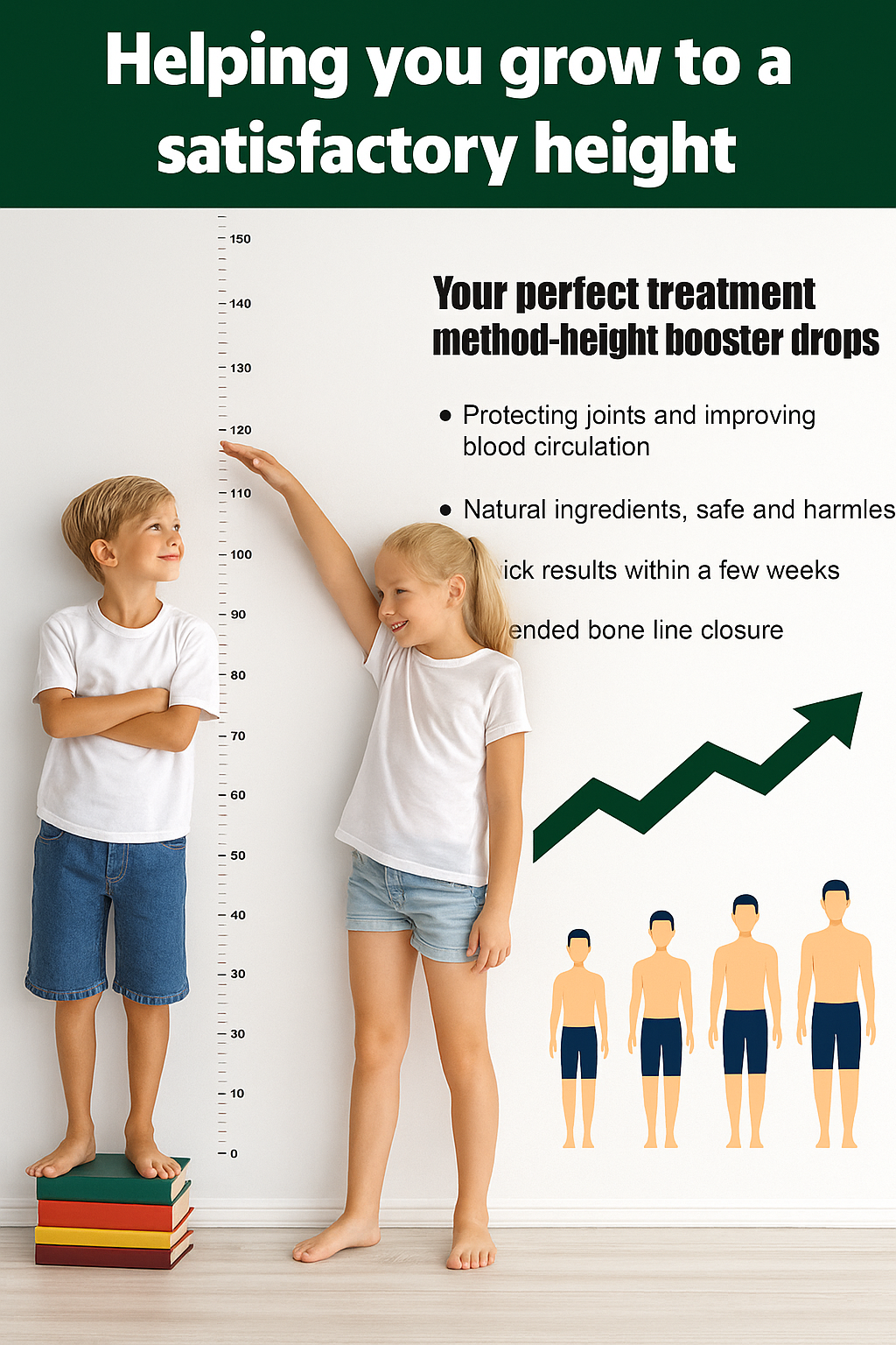 Height Booster Drops, Height Growth Oil for Bone Growth, Natural Growth Stimulant | قطرات تعزيز الطول، زيت نمو الطول لنمو العظام، منشط طبيعي للنمو