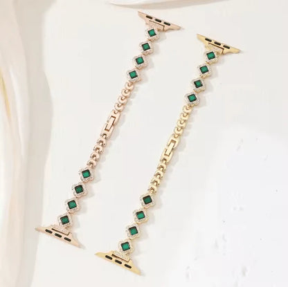 Diamond Metal Watch Straps | أحزمة ساعات معدنية مرصعة بالماس