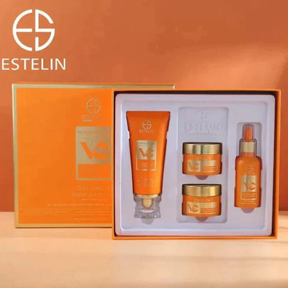 Estelin - Vitamin C Bighting & Anti- aging Skin Care Set | إستلين - مجموعة فيتامين سي للعناية بالبشرة وتفتيحها ومحاربة الشيخوخة