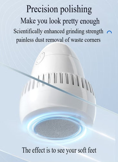 Electric Foot Callus Remover with Vacuum – Rechargeable Pedicure Tool + Extra Roller | مزيل مسامير القدم الكهربائي مع شفط — جهاز باديكير قابل للشحن مع رول إضافي