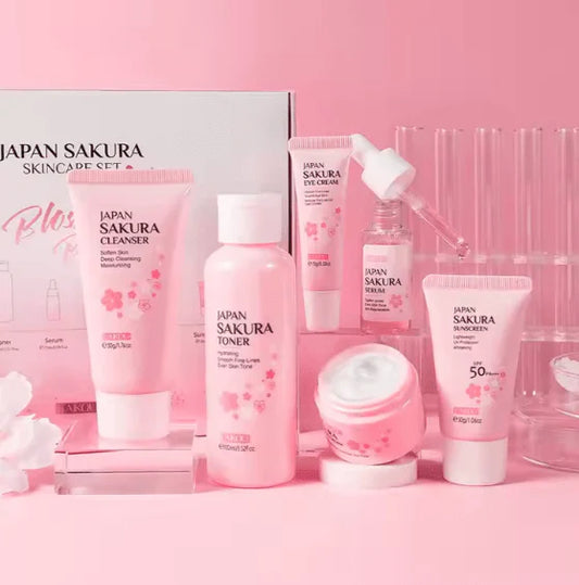 Japan Sakura - Skin Care Set | مجموعة العناية بالبشرة من ساكورا اليابان