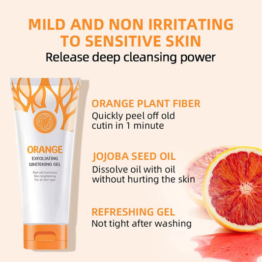 Orange Exfoliating Gel – Brightening Peeling 50g | جل تقشير البرتقال — تفتيح لطيف 50 جم